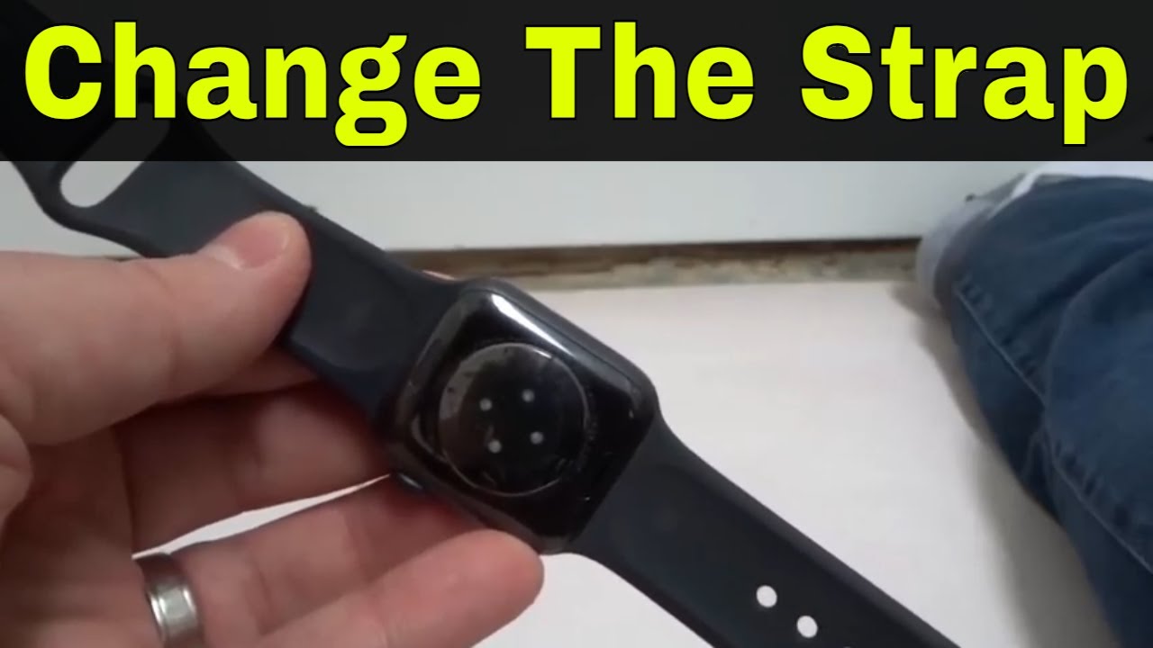 How To Change The Strap On Apple Watch Series 6-Full Tutorial