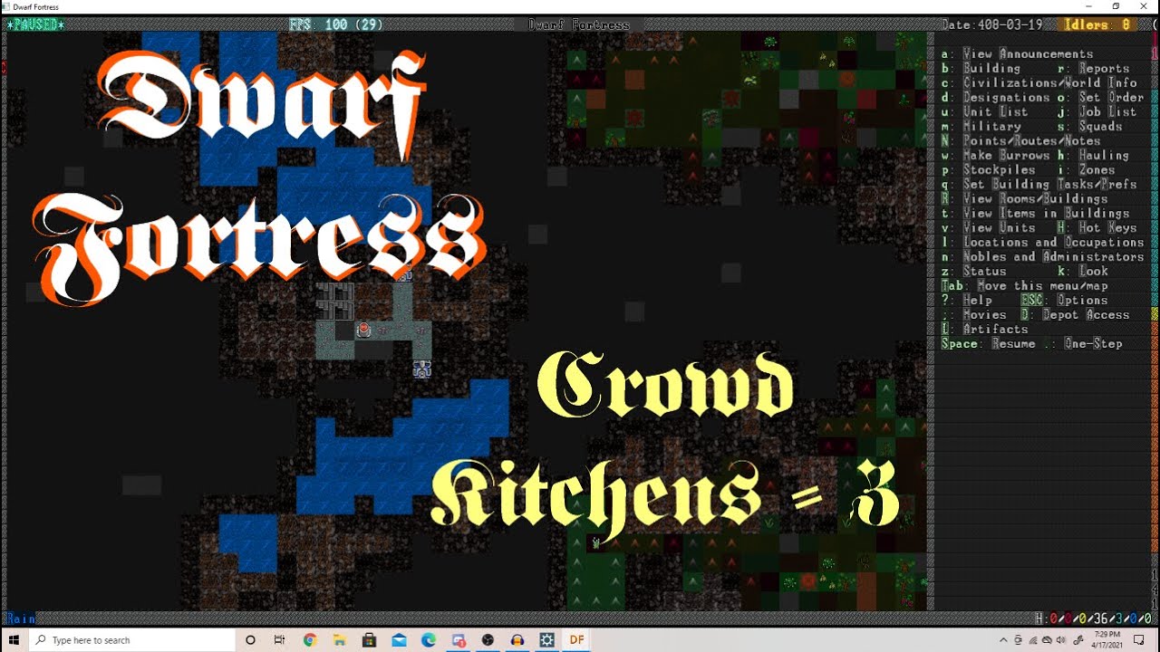 Dwarf Fortress: Crowdkitchens Part 3 -- One Year Later