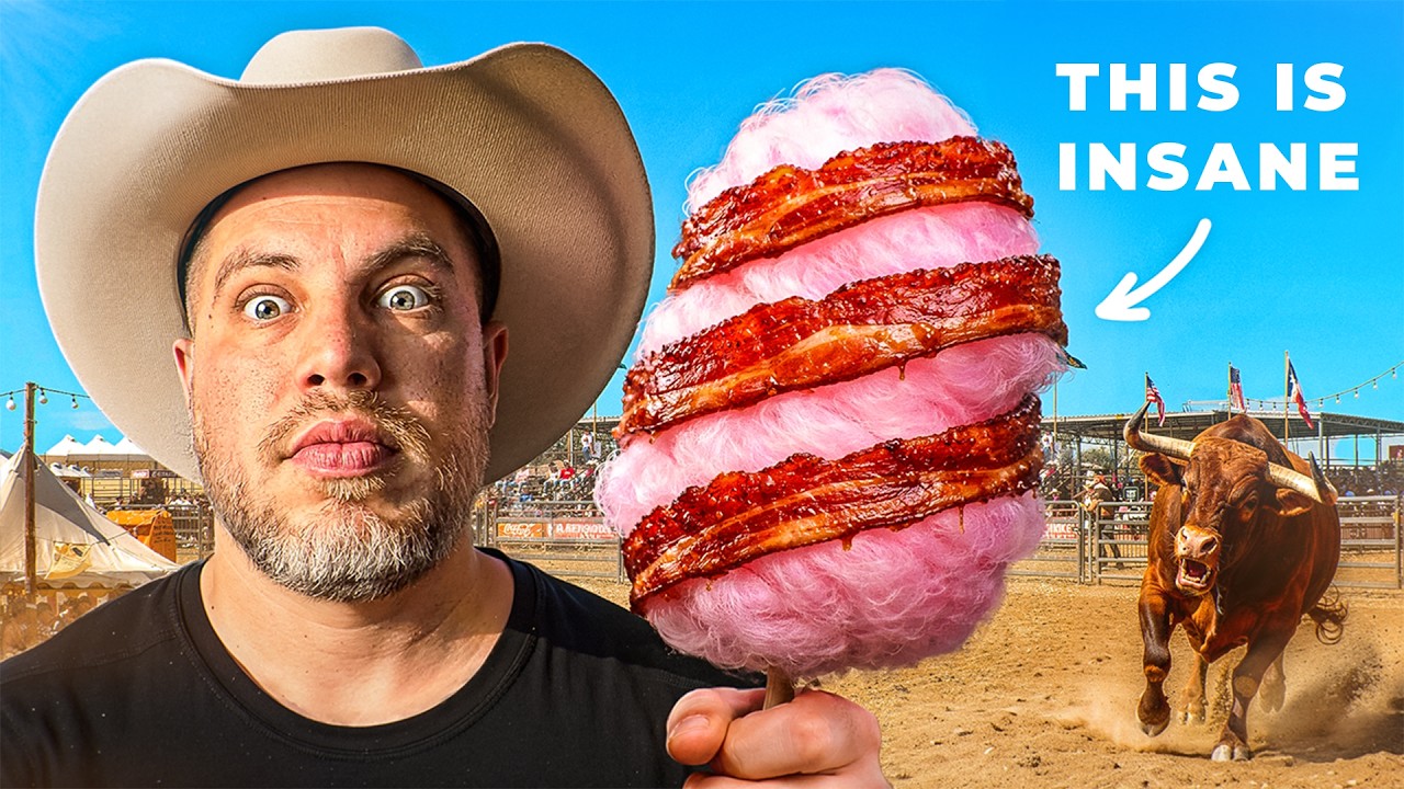 I Tried The Most INSANE Foods At The Texas Rodeo