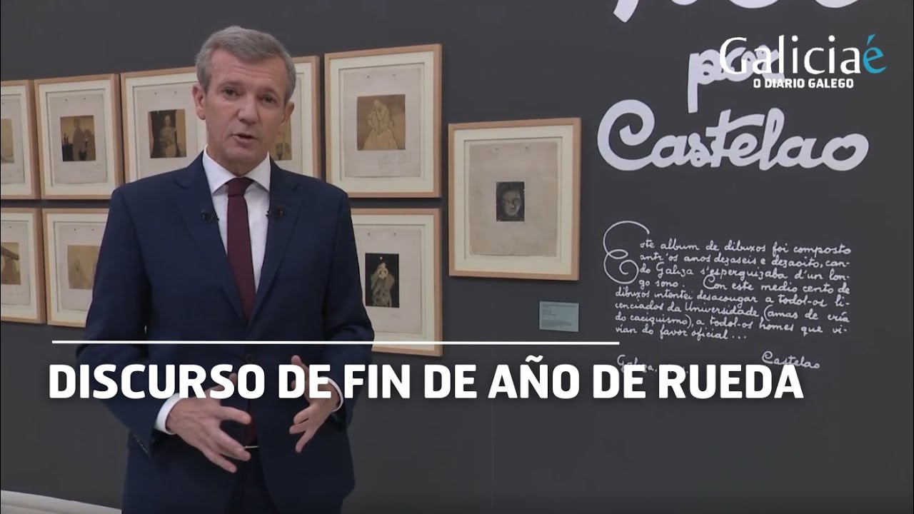 Discurso de fin de año del presidente de la Xunta Alfonso Rueda.