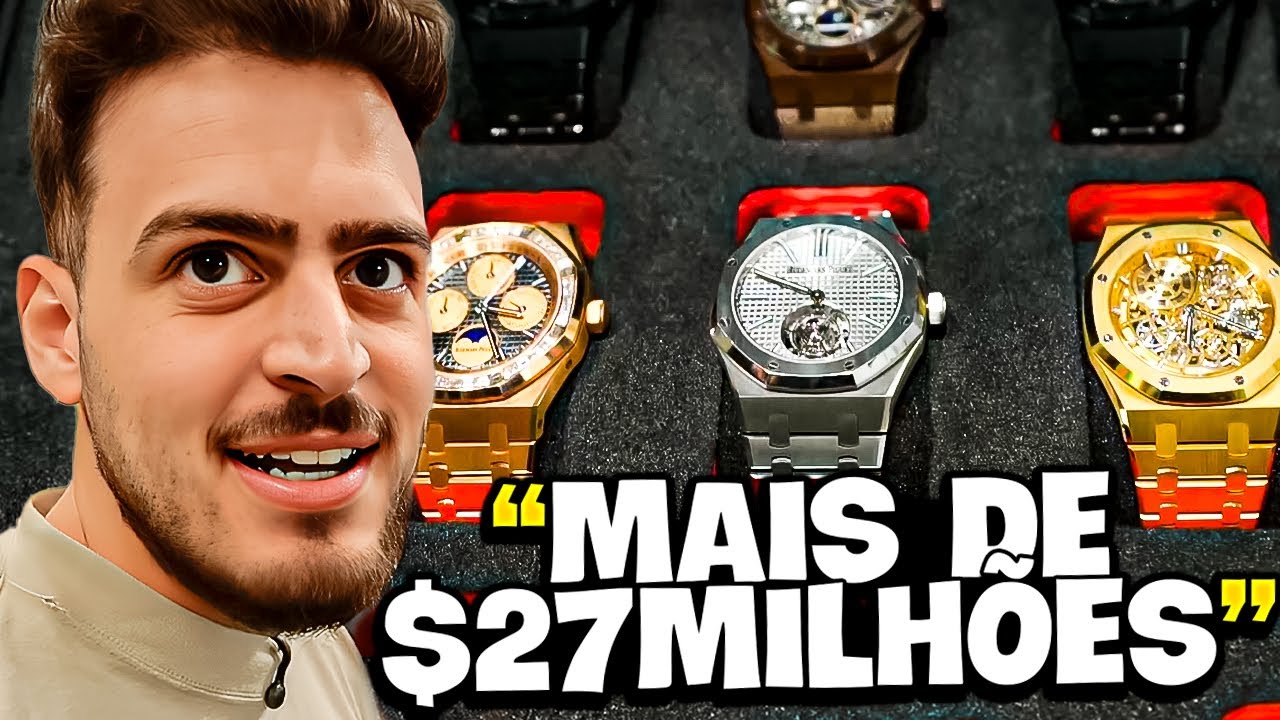 A REALIDADE DA MAIOR COLE&Ccedil;&Atilde;O DE RELOGIOS DE LUXO DOS EUA