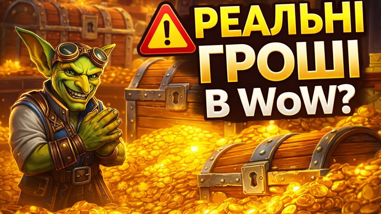 Як я заробляв реальні гроші в World of Warcraft (і що з цього вийшло)
