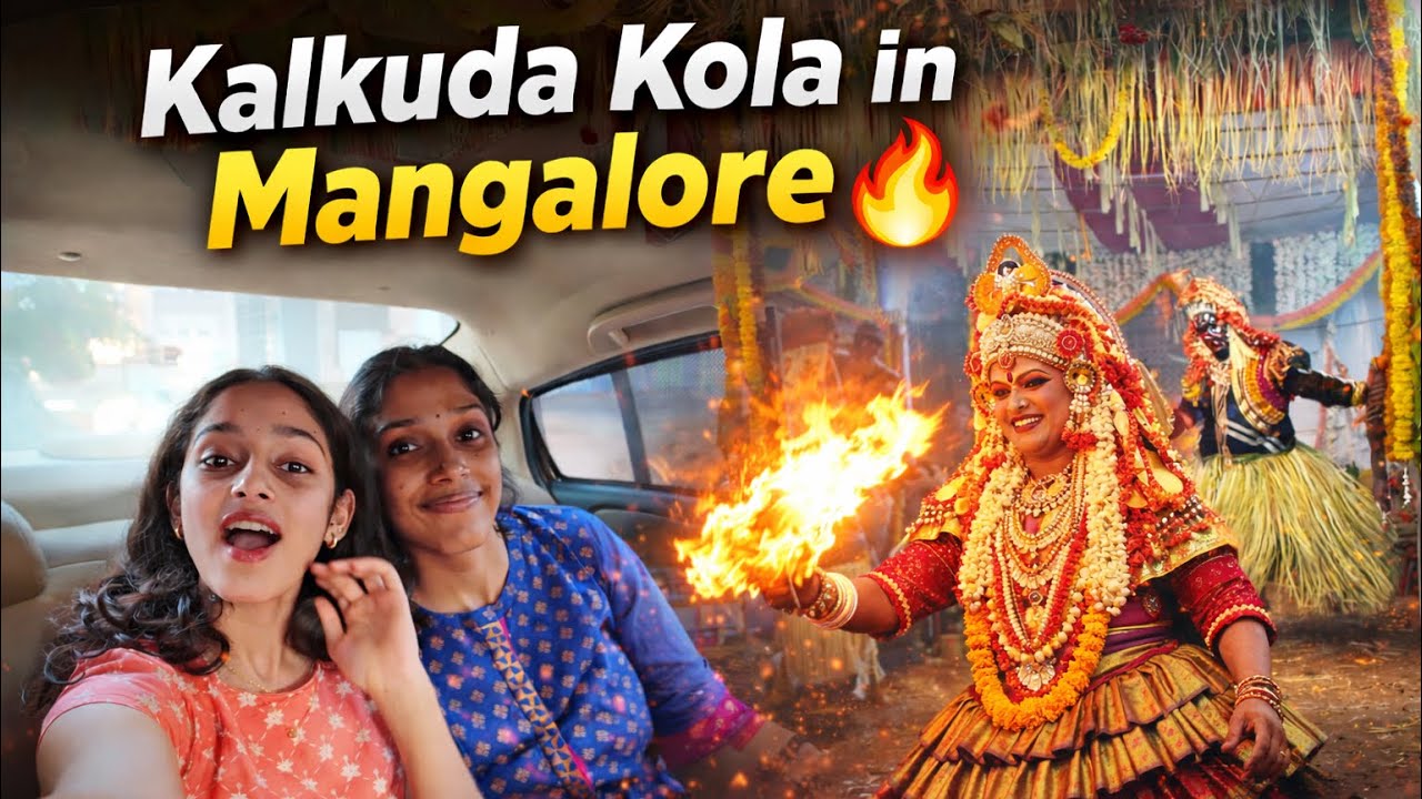 Attending kalkuda kola in Nandikoor