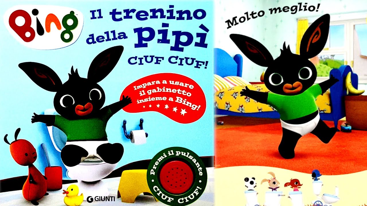 DICIAMO ADDIO AL VASINO E IMPARIAMO AD USARE IL GABINETTO INSIEME A BING!  - LETTURA PER BAMBINI