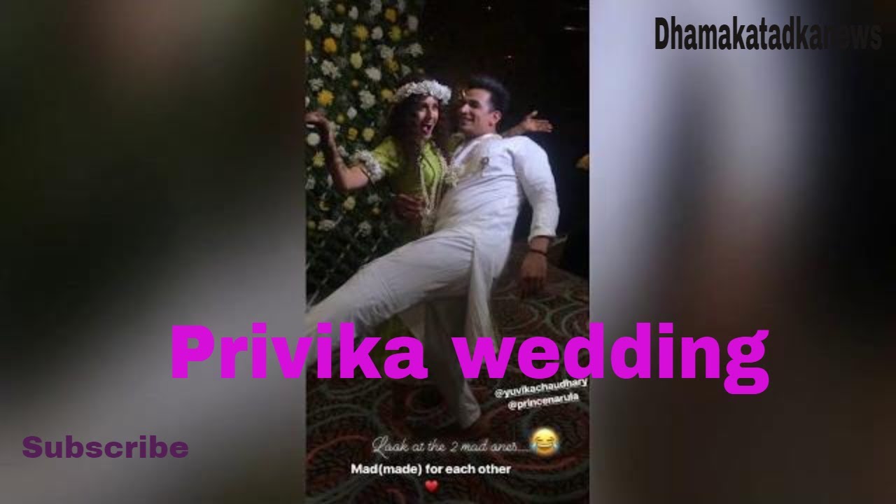 Privika wedding yuvika choudhary and prince narula wedding celebration