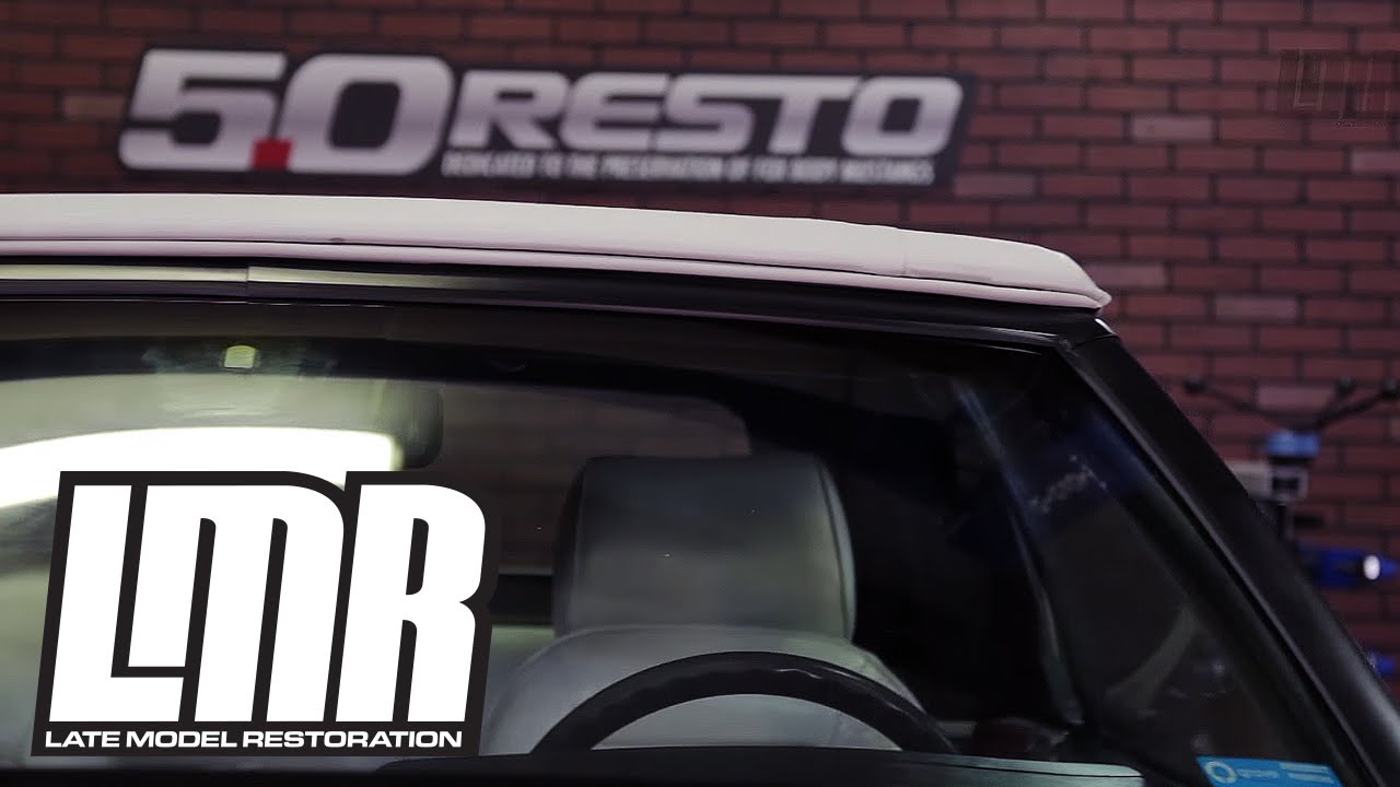 Fox Body Mustang Windshield Weatherstrip Install (1983-1993 Convertible)