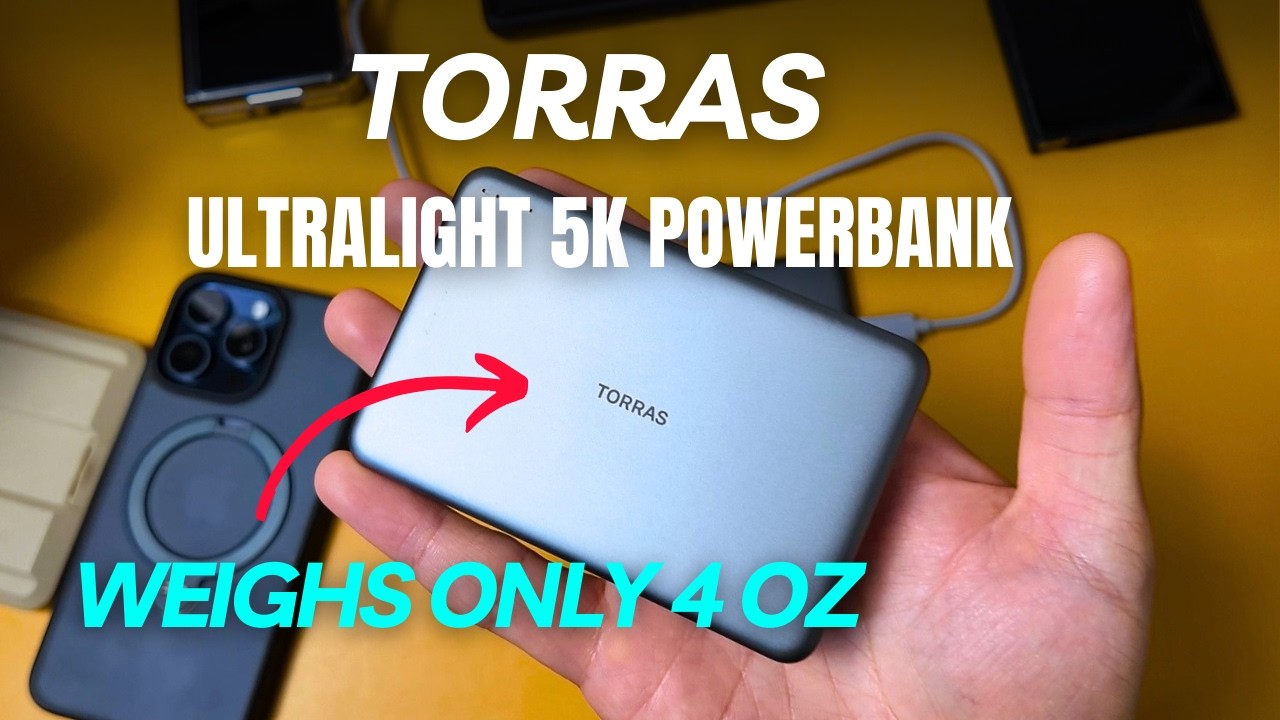 Introducing The Incredible Torras Minimag Magsafe Power Bank - Super Slim And Lightweight!