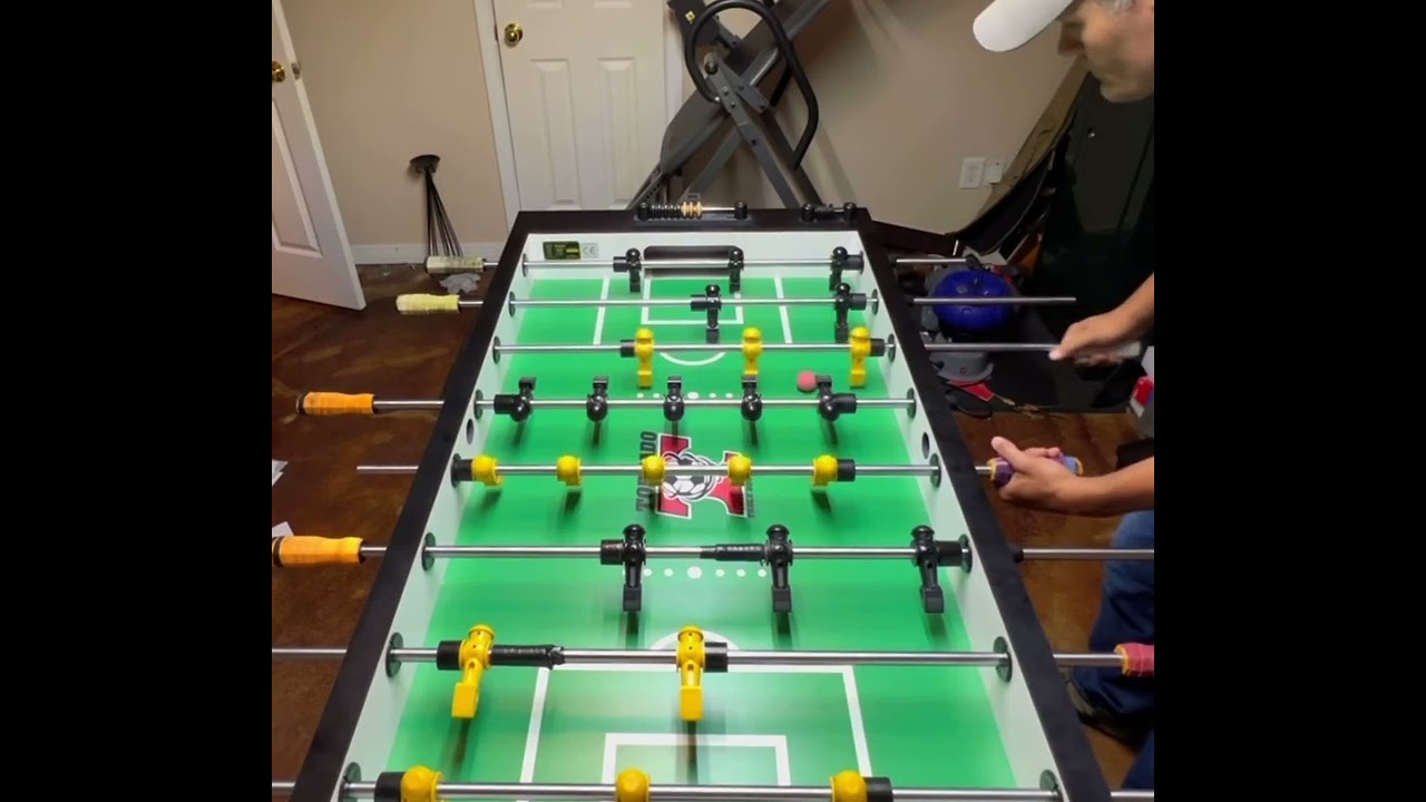 Foosball. Slingshot backflip aerial shot. 🤙🤙￼