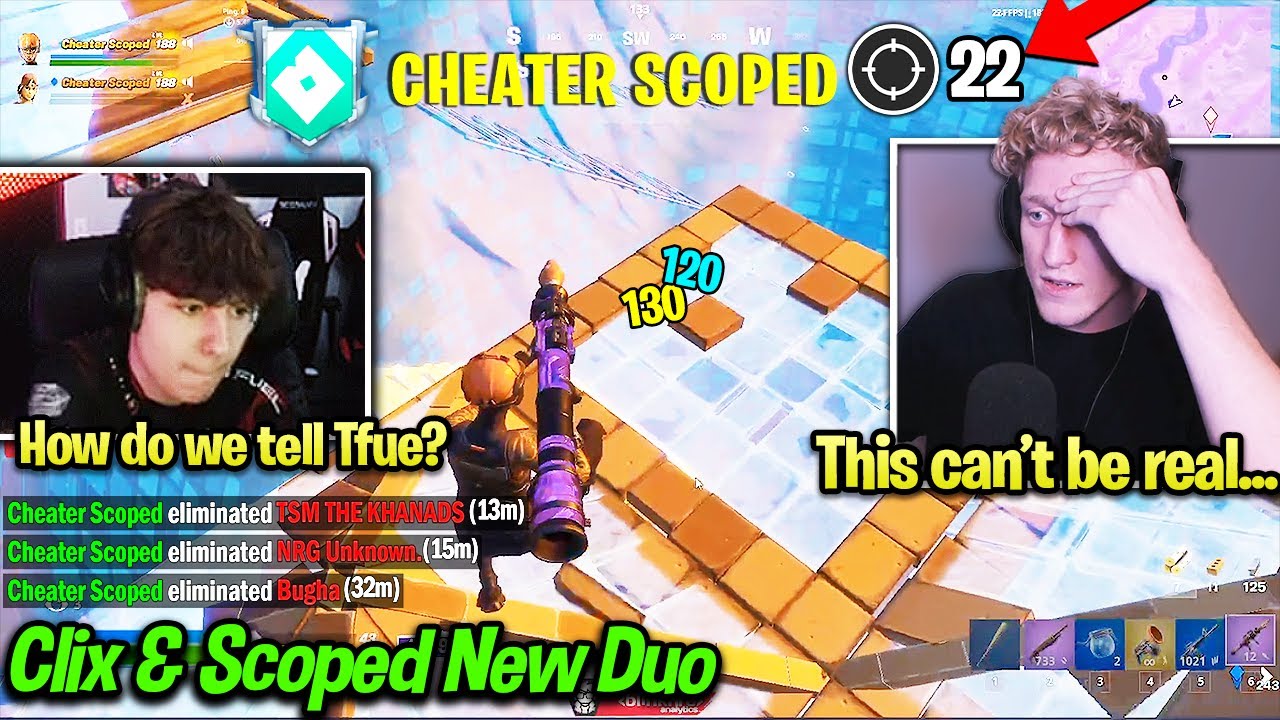 Tfue Is Shocked when Clix STEALS His Duo & Dominates NEW Pro Scrims! (Fortnite)
