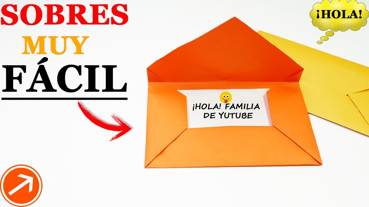 Como Hacer SOBRES PARA CARTAS (Cartas de Papel)#FÁCIL
