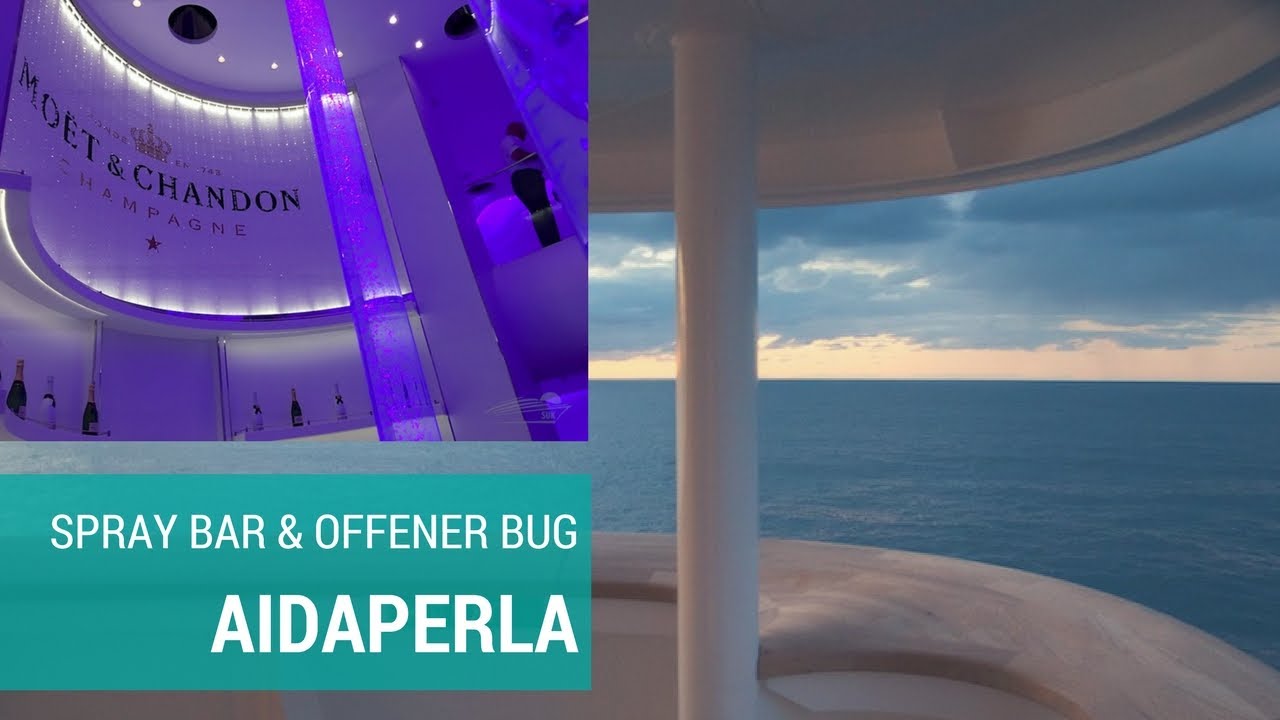 AIDAperla: Spraybar und Bug