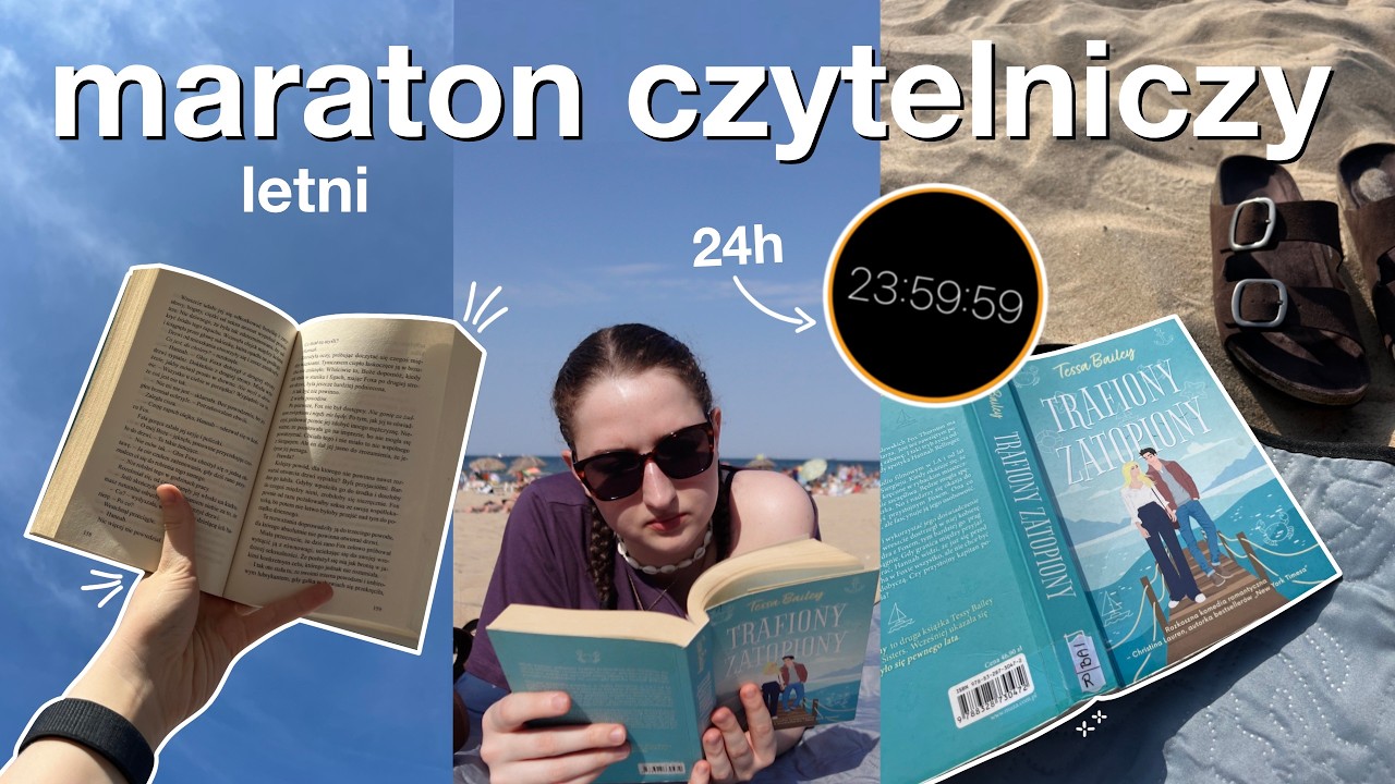 Summer READING MARATHON ☀️🍉 | 24-hour readathon, 24h reading vlog