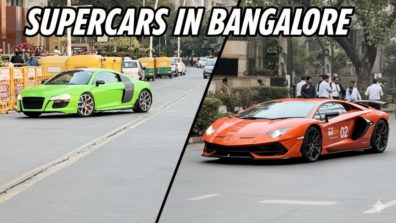 Spotting supercars in Bangalore 🔥