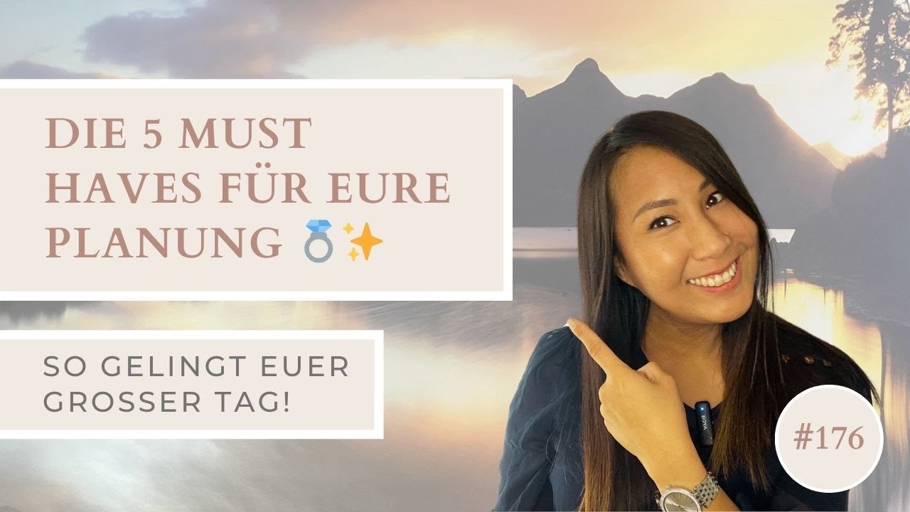 Die 5 Must-Haves für deine Hochzeitsplanung 💍✨ So gelingt dir dein großer Tag!