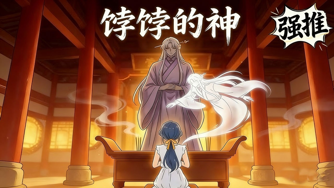 🔥爆款漫剧《饽饽的神》火热上线！我迷上庙里的帅菩萨，连求二十次都被拒，不死心又掷了一百次圣杯。#一纸漫剧