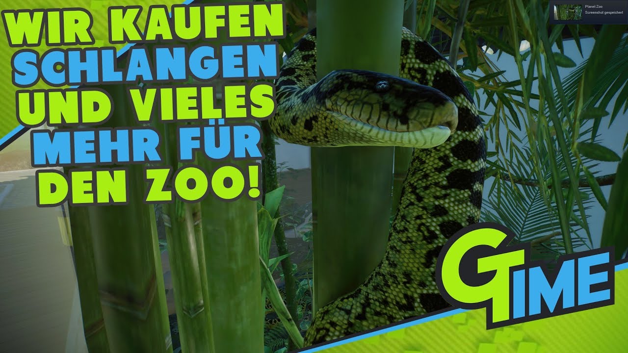 ICH KAUFE SCHLANGEN UND VIELES MEHR F&Uuml;R MEINEN ZOO! - PLANET ZOO DEUTSCH | GAMERSTIME