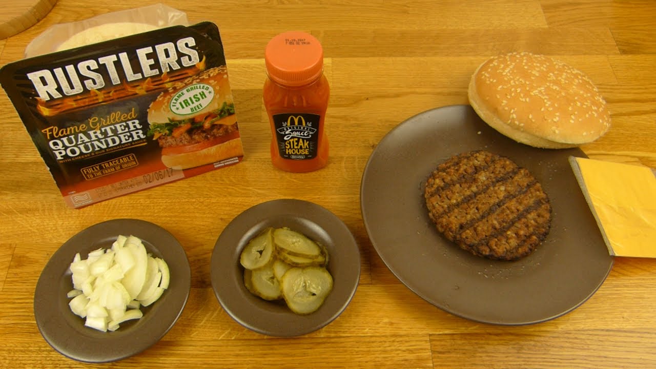 Rustlers Quarter Pounder & Steakhouse Sauce (McDonald's)