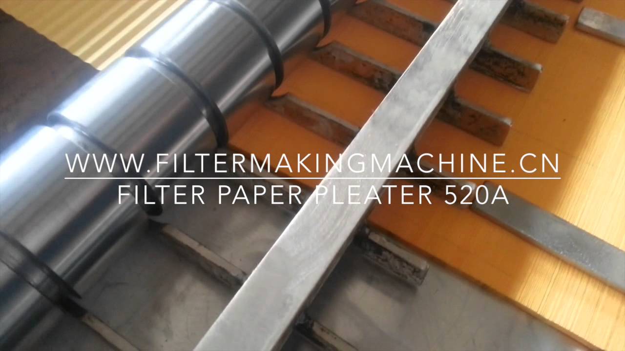 Rotary pleating machine 5-20mm pleat height