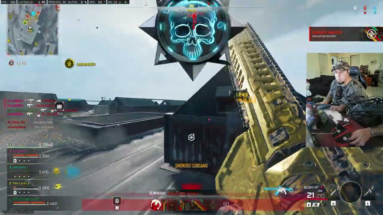 Warzone con el Hachazo divino