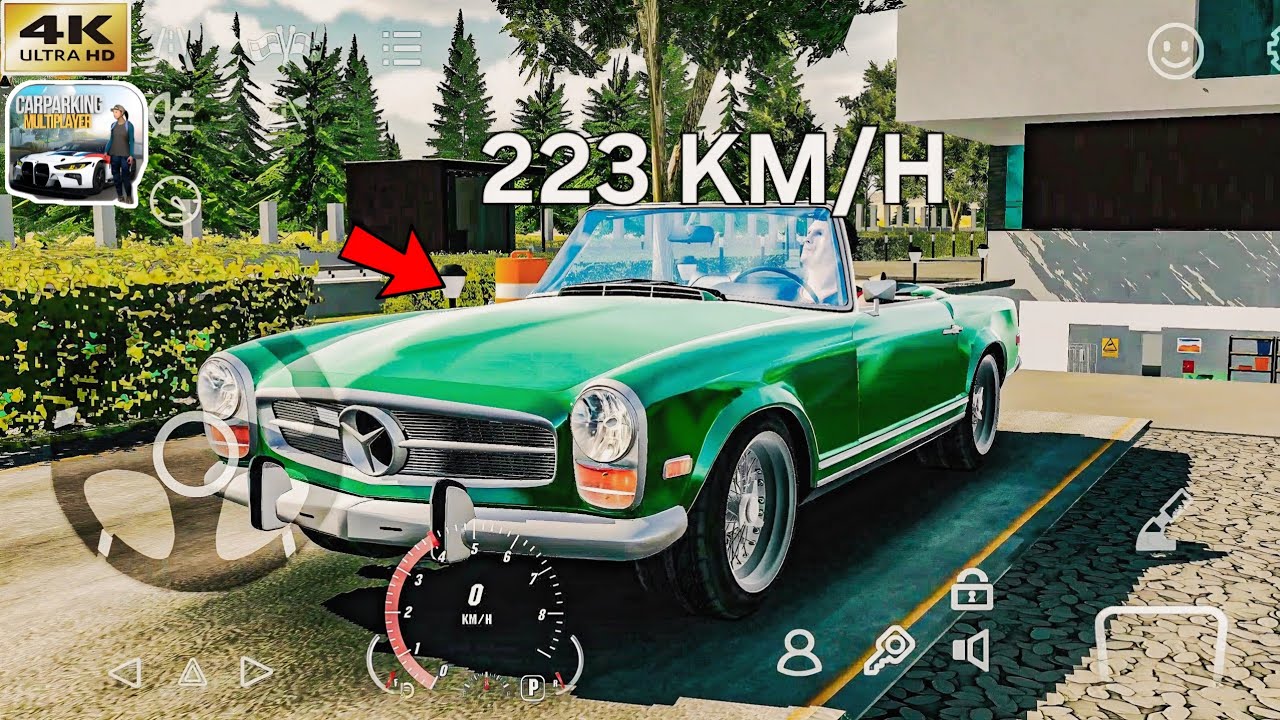 Top Speed Test EP 17 | Mercedes-Benz 280 SL Pagode - Car Parking Multiplayer