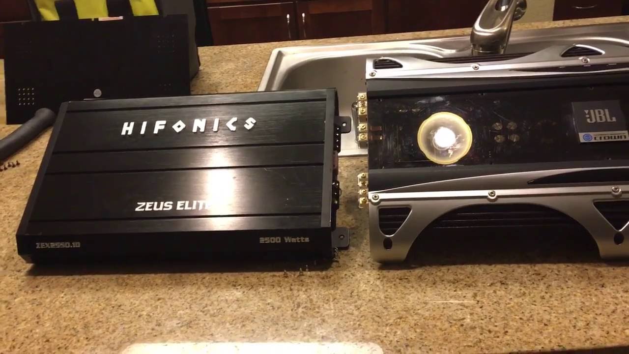 Hifonics Elite Amplifier Vs JBL Crown BPX Amplifier Which Is Better ? Review AMP GUTS
