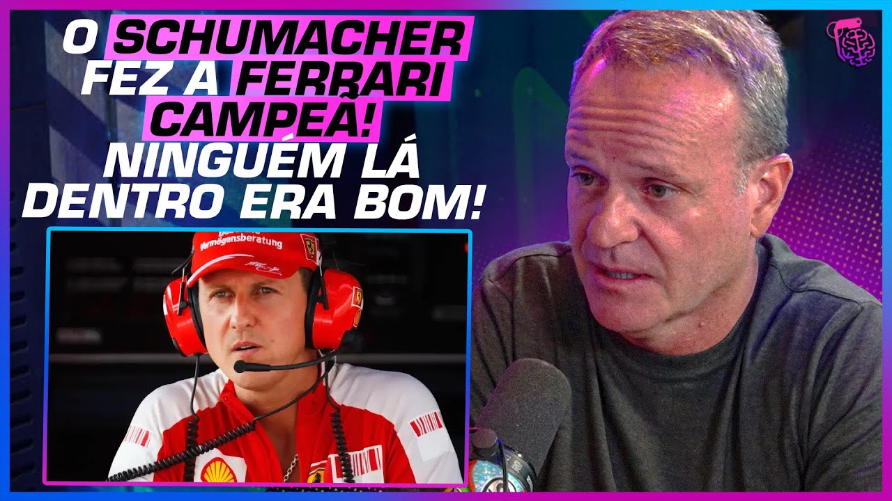 RUBENS BARRICHELLO REVELA os SEGREDOS dos CARROS FÓRMULA da FERRARI