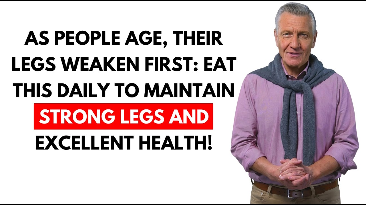 As People Age, Their Legs Weaken First. Eat This Daily For Stronger Legs And Better Health!