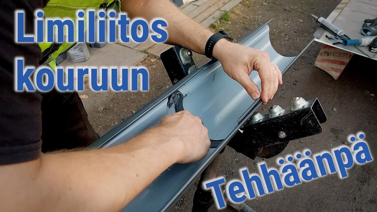 Tehhäänpä ‑ Limiliitos kouruun (kourun jatkaminen)