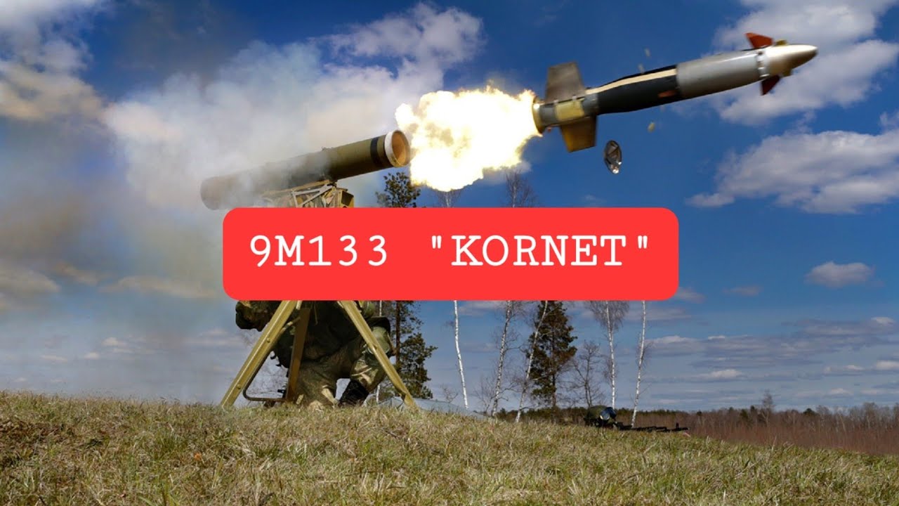 Russian Kornet Missile takes out Azov position in Ukraine.