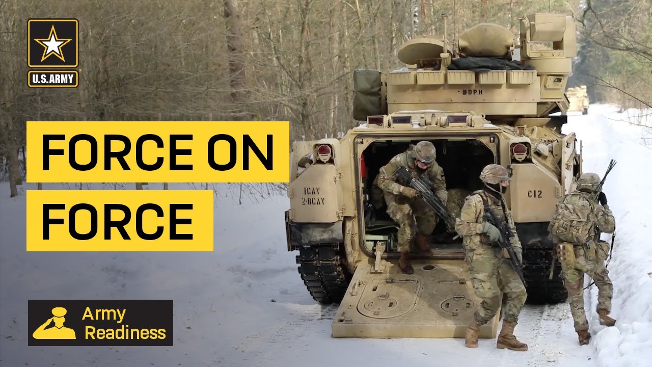 U.S. Army Soldiers and Lithuanian Volunteer Forces conduct Force on Force Exercise