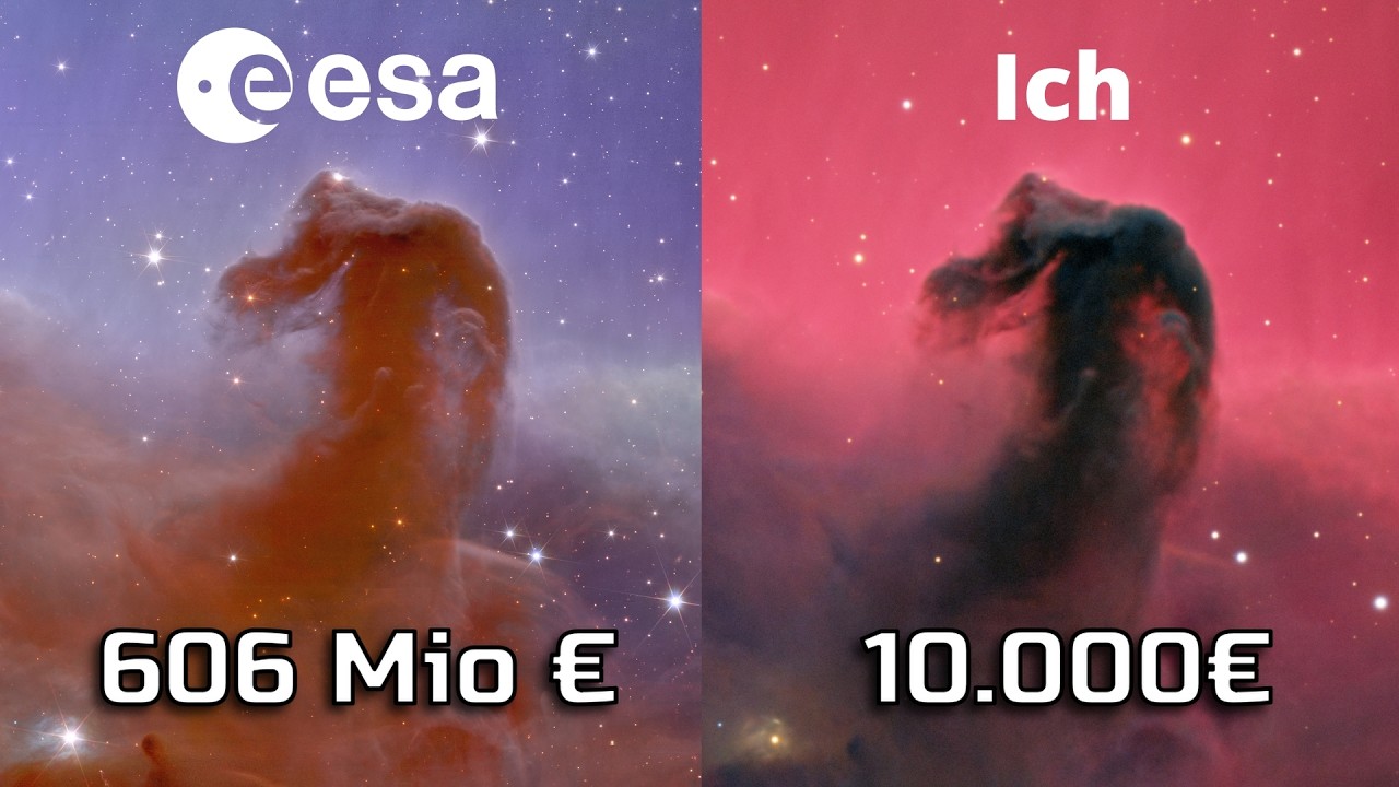606 Millionen € vs. Hobby-Setup 🔭 Kann mein Teleskop mit Euclid mithalten? #astrofotografie