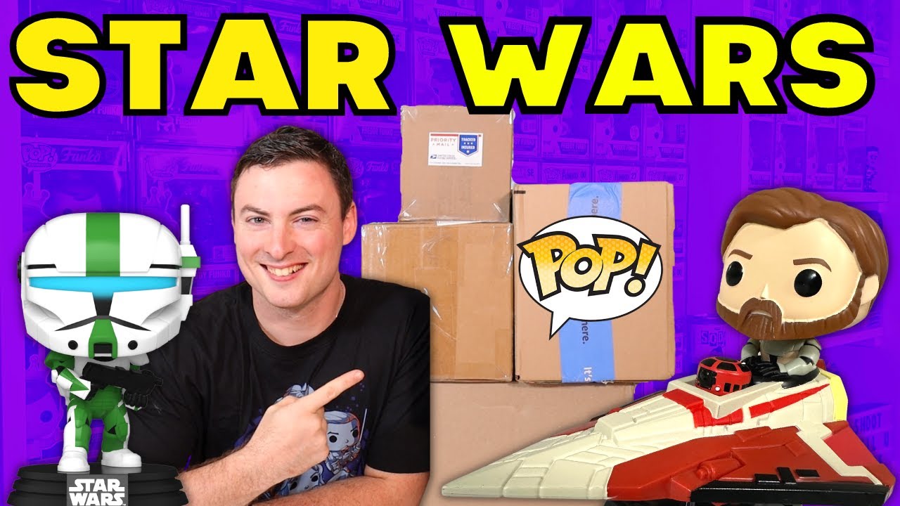 Распаковка НОВЫХ фигурок Funko Pop по мотивам «Звездных войн» для моей коллекции!