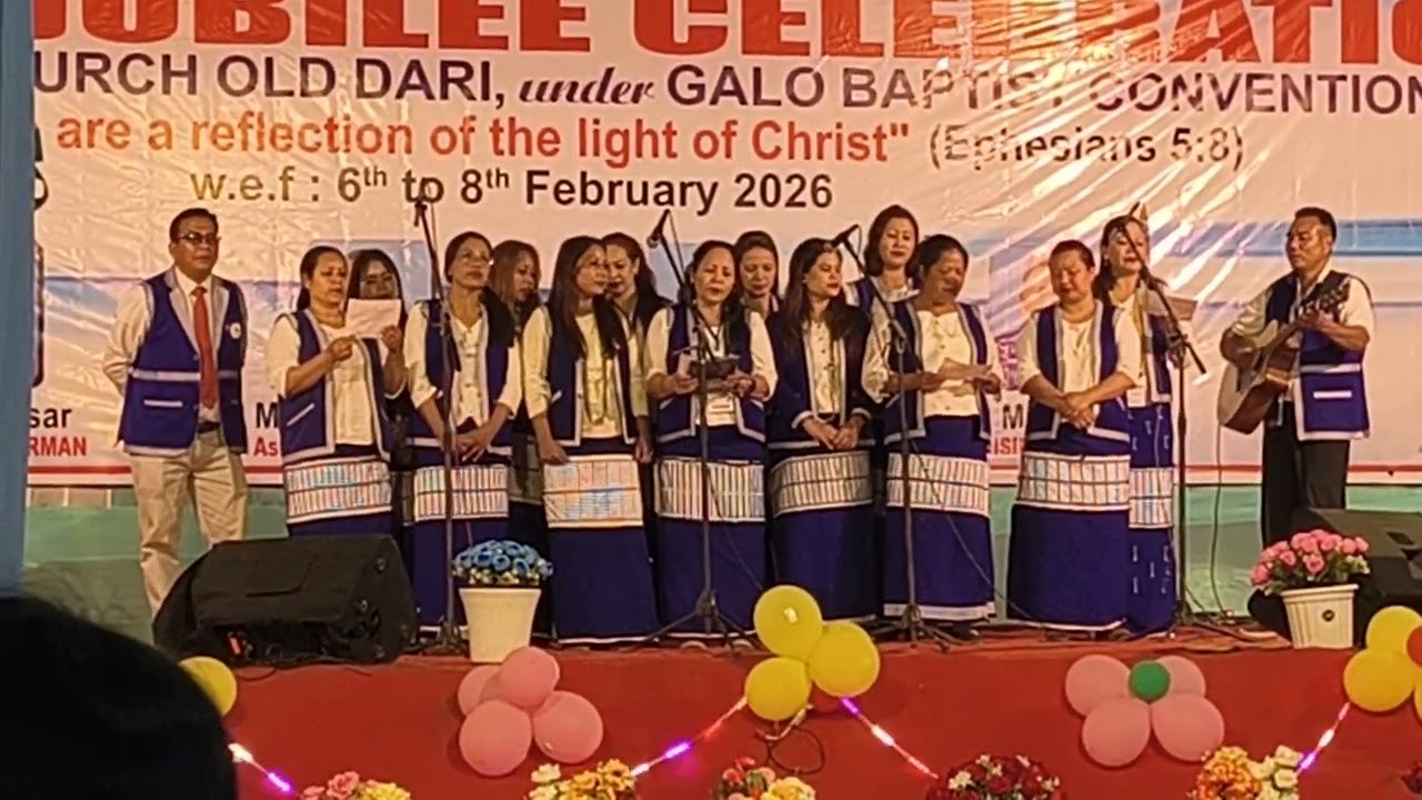Golden jubilee celebration Zion Baptist Church,old Dari special song by Dune group 