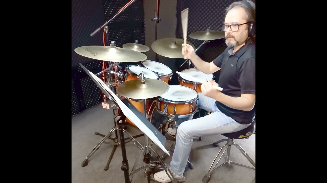 how to play 4x4 London College of Music Drumkit Exams grade 3