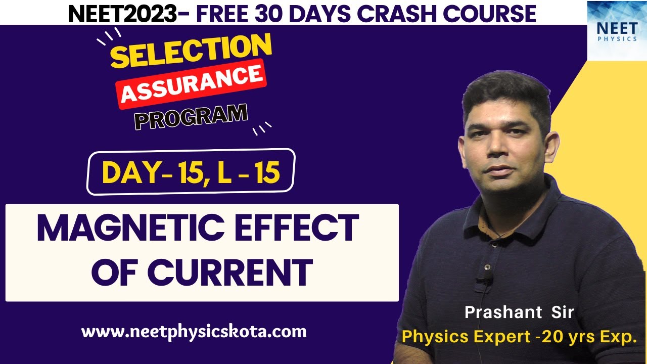 MAGNETIC EFFECT OF CURRENT | NEET Physics Crash Course | Class 12 Physics NCERT  | NEET