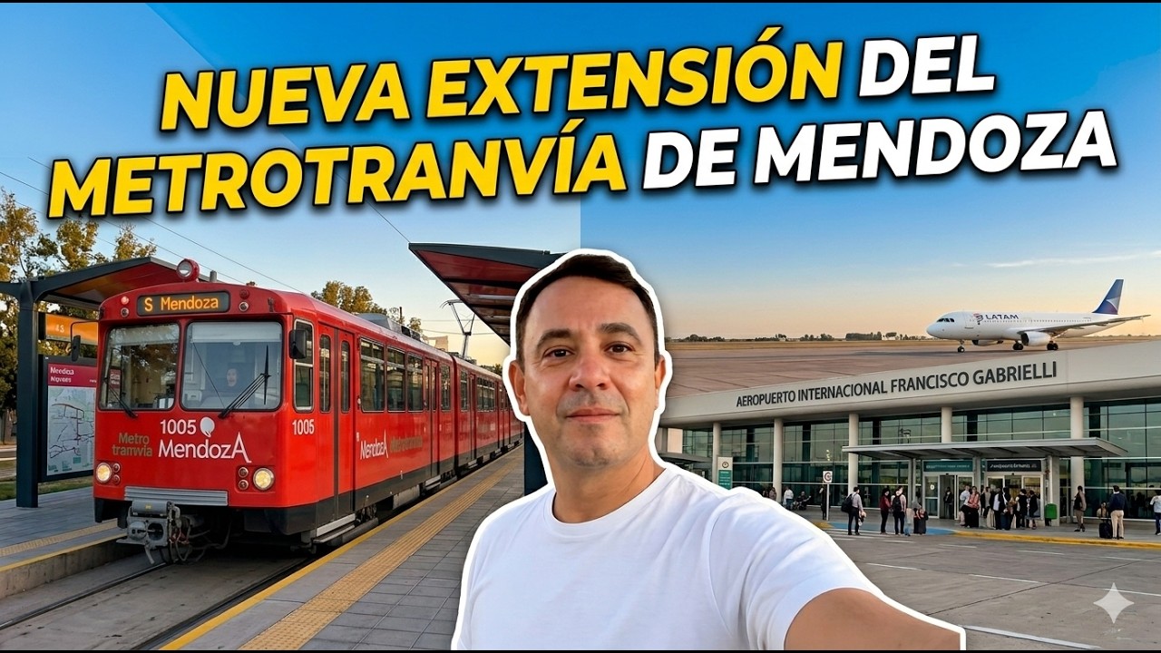 MENDOZA se transforma: Del Metrotranvía al próximo Tren del Este 🚂✨