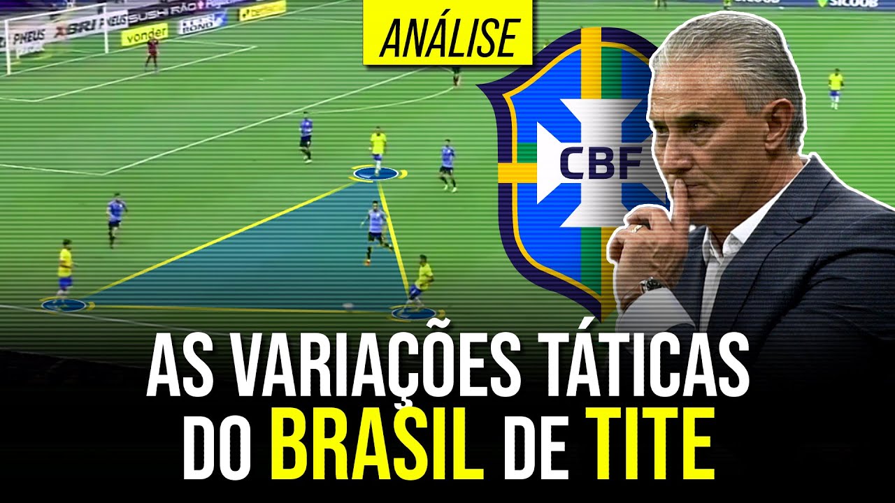 AS VARIAÇÕES TÁTICAS DO BRASIL DE TITE