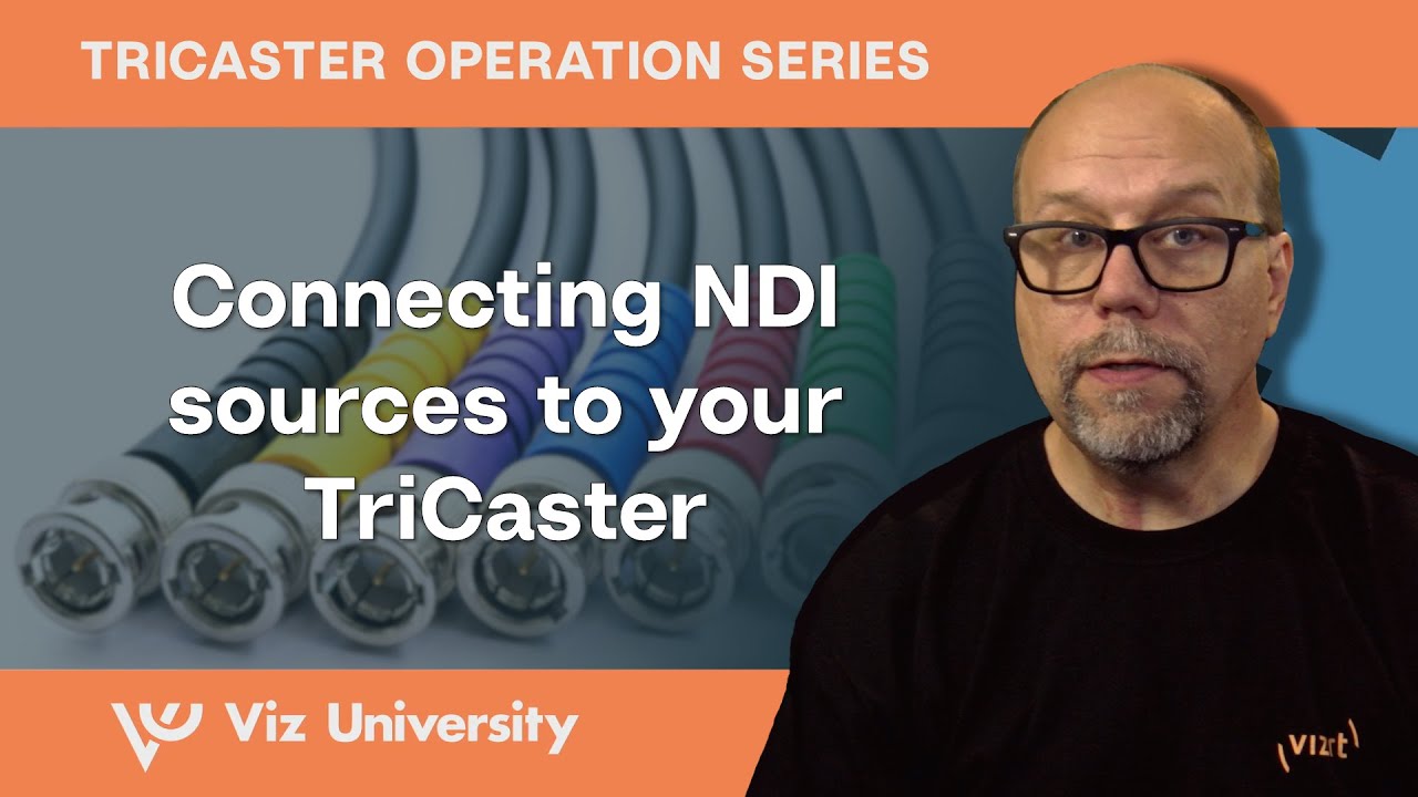Connecting NDI sources to your TriCaster
