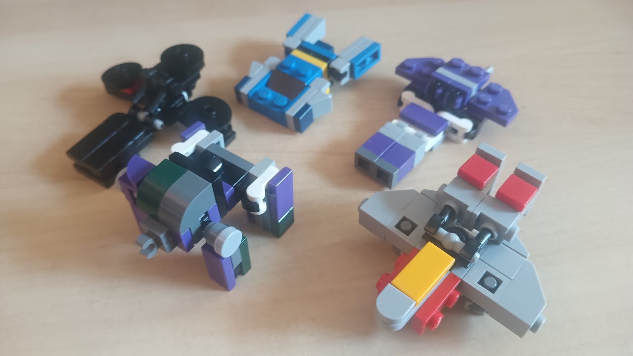 Lego Transformers One: Альфа Трион, Старскрим, Саундвейв, Шоквейв, Эйрахнид