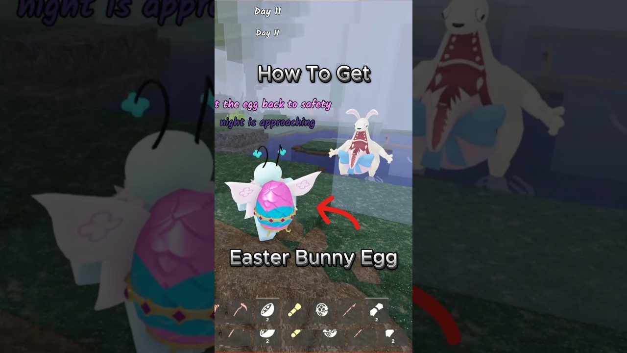 How To Get Easter Bunny Egg 🥚 99 nights in the forest #99nightintheforest #99nights #roblox