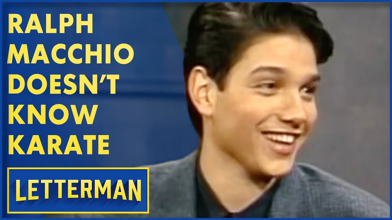 Ralph Macchio Doesn't Actually Know Karate | David Letterman