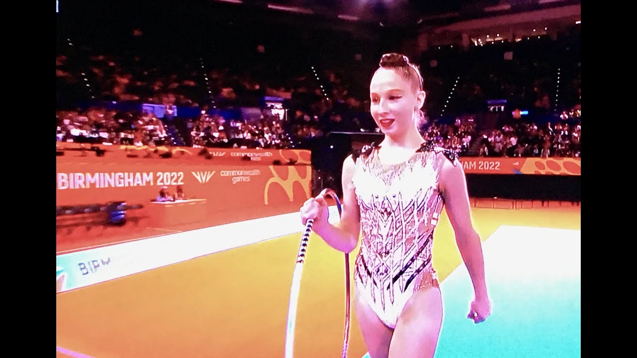Women's Rhythmic Gymnastics - TV excerpts from the 2022 Commonwealth Games in Birmingham - finals