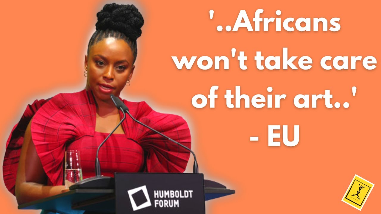 Chimamanda Adichie Exposes Stolen African 'Art' in European Museums - (Full Speech)
