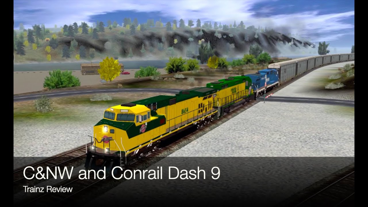 Trainz 2 Review for the C&NW and Conrail Dash 9 Review