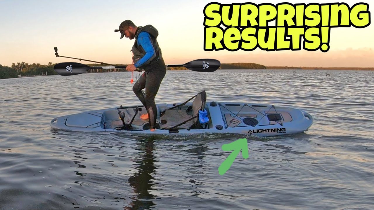 LIGHTNING KAYAKS STRIKE CRAZY STABILITY TEST SURPRISING DOES IT FLIP?