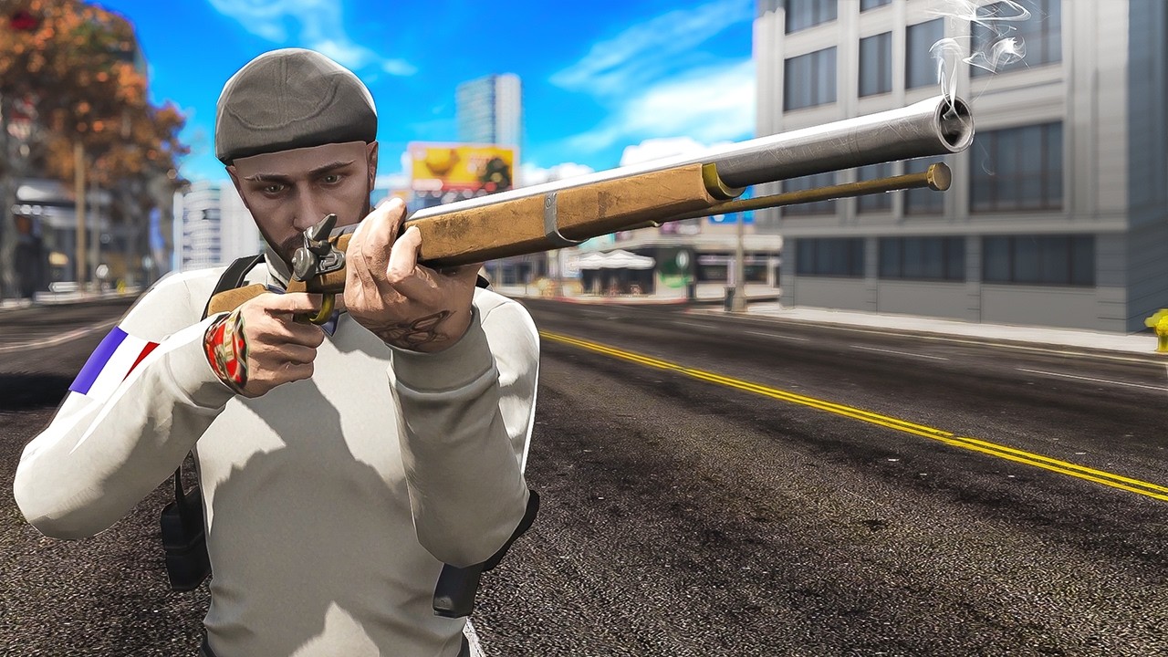 Я присоединяюсь к французской полиции в GTA 5 RP