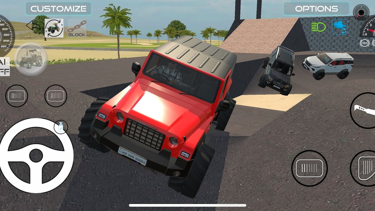 Car offroading track🔥 #gamer #games #offroad  #youtube 