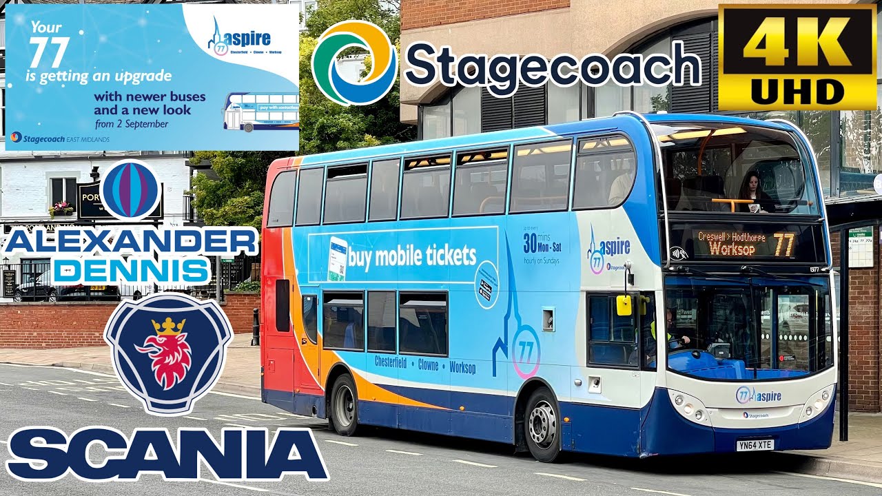 [Stagecoach: Aspire 77 Chesterfield to Clowne & Worksop] ADL Enviro400 Scania N230UD (15177/YN64XTE)