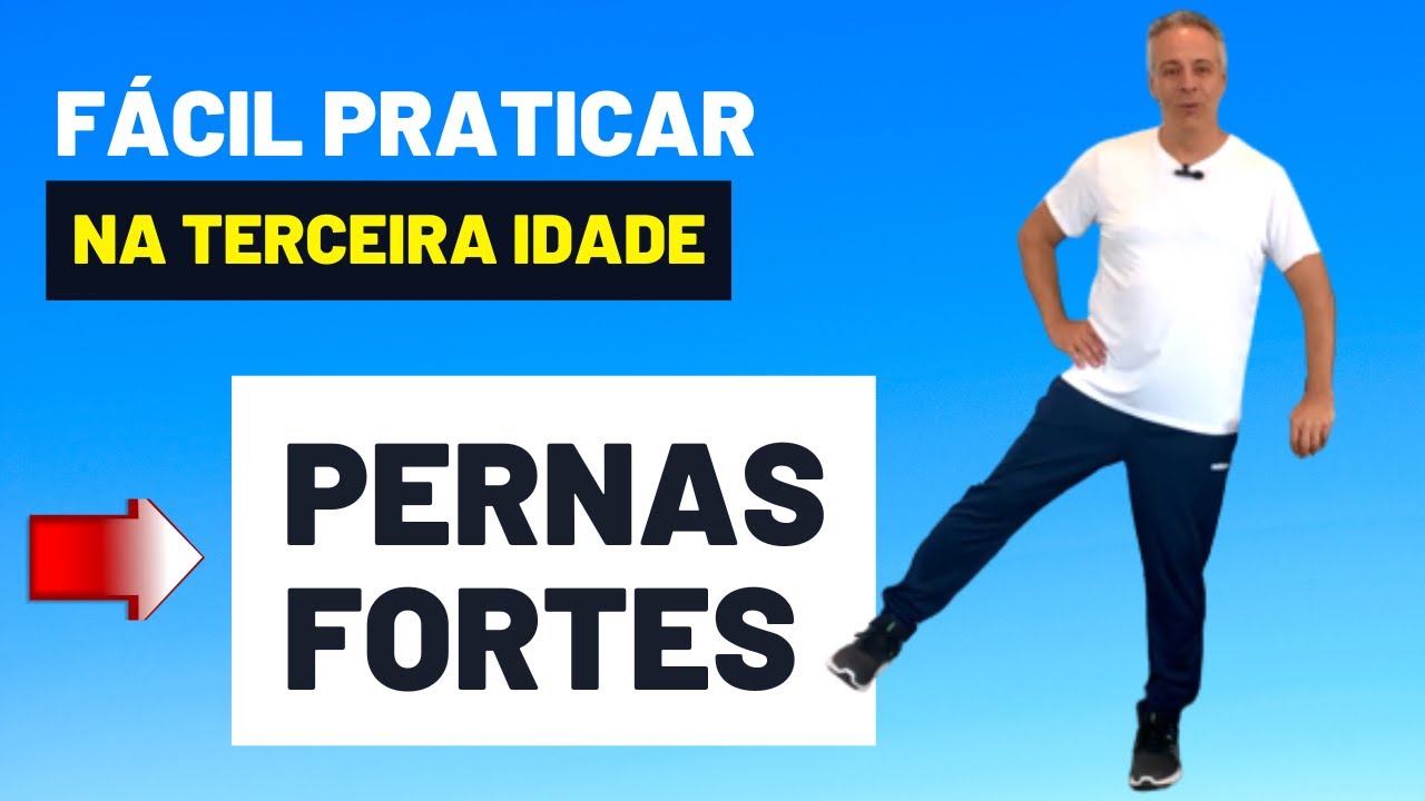 PERNAS FORTES NA TERCEIRA IDADE SEM FORÇAR A ARTICULAÇÃO DO JOELHO