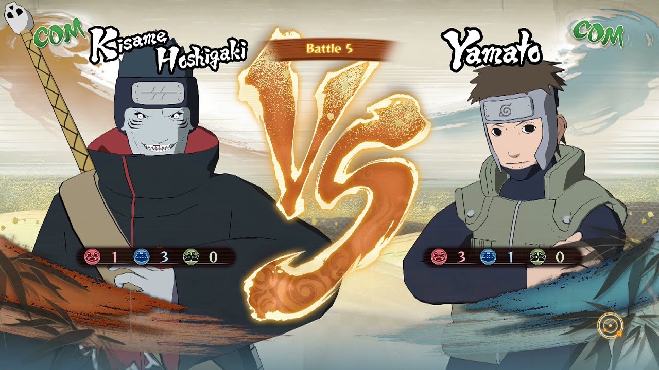 Naruto Shippuden: Ultimate Ninja Storm 4, Kisame Hoshigaki VS Yamato!